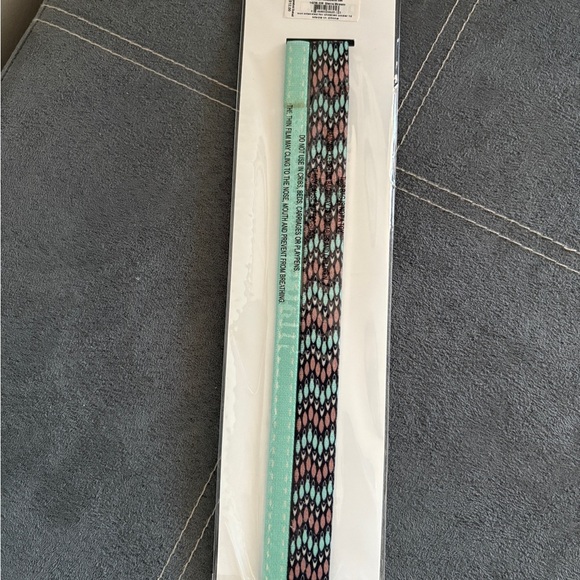 Vera Bradley Aqua and Black Patterned Headband Set - Picture 2 of 3